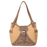 SALE Montana West Floral Embroidered Buckle Collection Concealed Carry Satchel