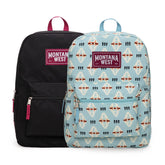 Montana West Aztec Print Backpack -2Pcs