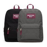 Montana West Solid Color Backpack - 2Pcs Set