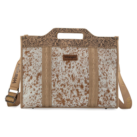 Wrangler Genuine Cowhide Carry-All Cowhide Large Tote/Crossbody