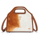 Trinity Ranch Genuine Hair-On Cowhide Satchel Crossbody Bag