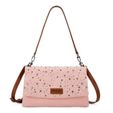 Wrangler Rhinestone Denim Flap Shoulder Bag