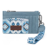 Wrangler Leopard Print Key Chain Wristlet Card Wallet