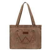 Wrangler Stitch Denim Tote Bag