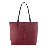 Wrangler Pebbled Tote Bag with Contrast Stitching