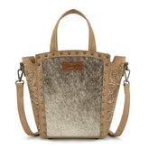 Wrangler Genuine Hair-On Cowhide Tote/Crossbody