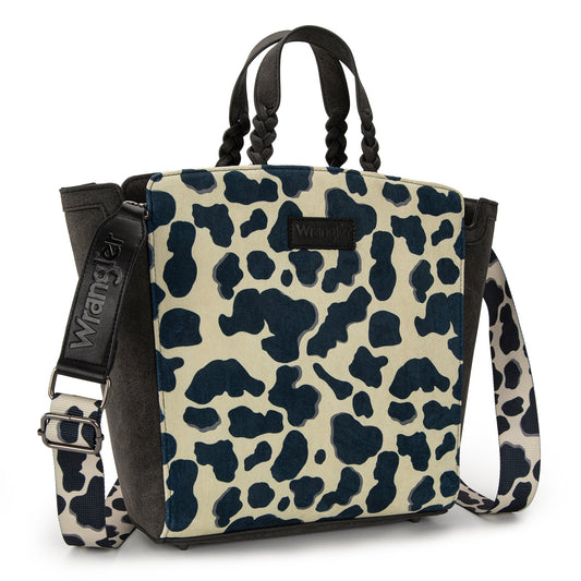 Wrangler Cow Print Concealed Carry Tote/Crossbody