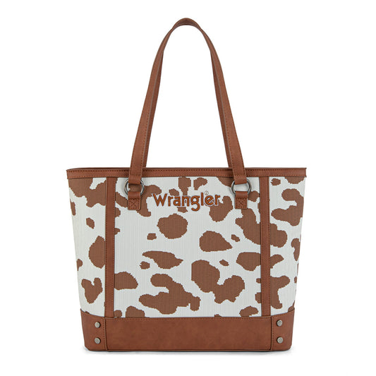 Wrangler Cow Print Tote