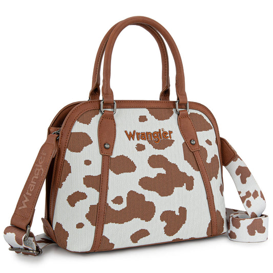 Wrangler Cow Print Satchel/Crossbody