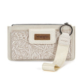 Wrangler Western Floral Embossed Wristlet Wallet
