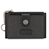 Wrangler Floral Embossed Bi-fold Wallet with Key Ring