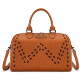 Wrangler Stitch Detail Classic Barrel Satchel/Crossbody