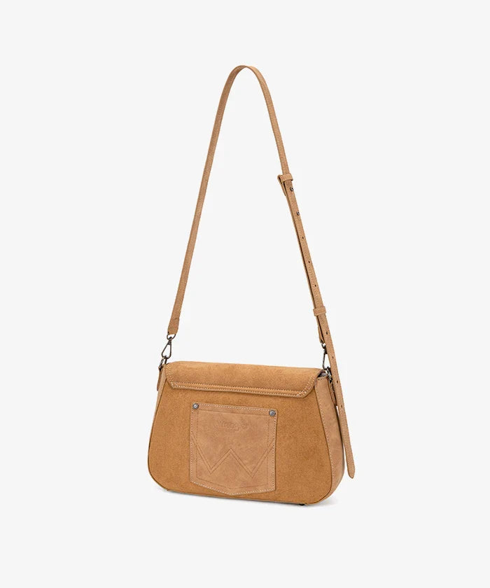 Wrangler Studded Faux-Suede Crossbody Bag