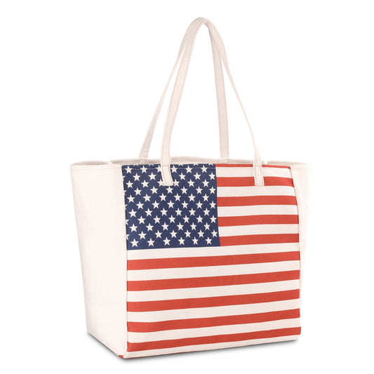 US04-138 Montana West American Pride Large Canvas Tote