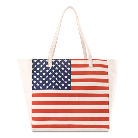 US04-138 Montana West American Pride Large Canvas Tote