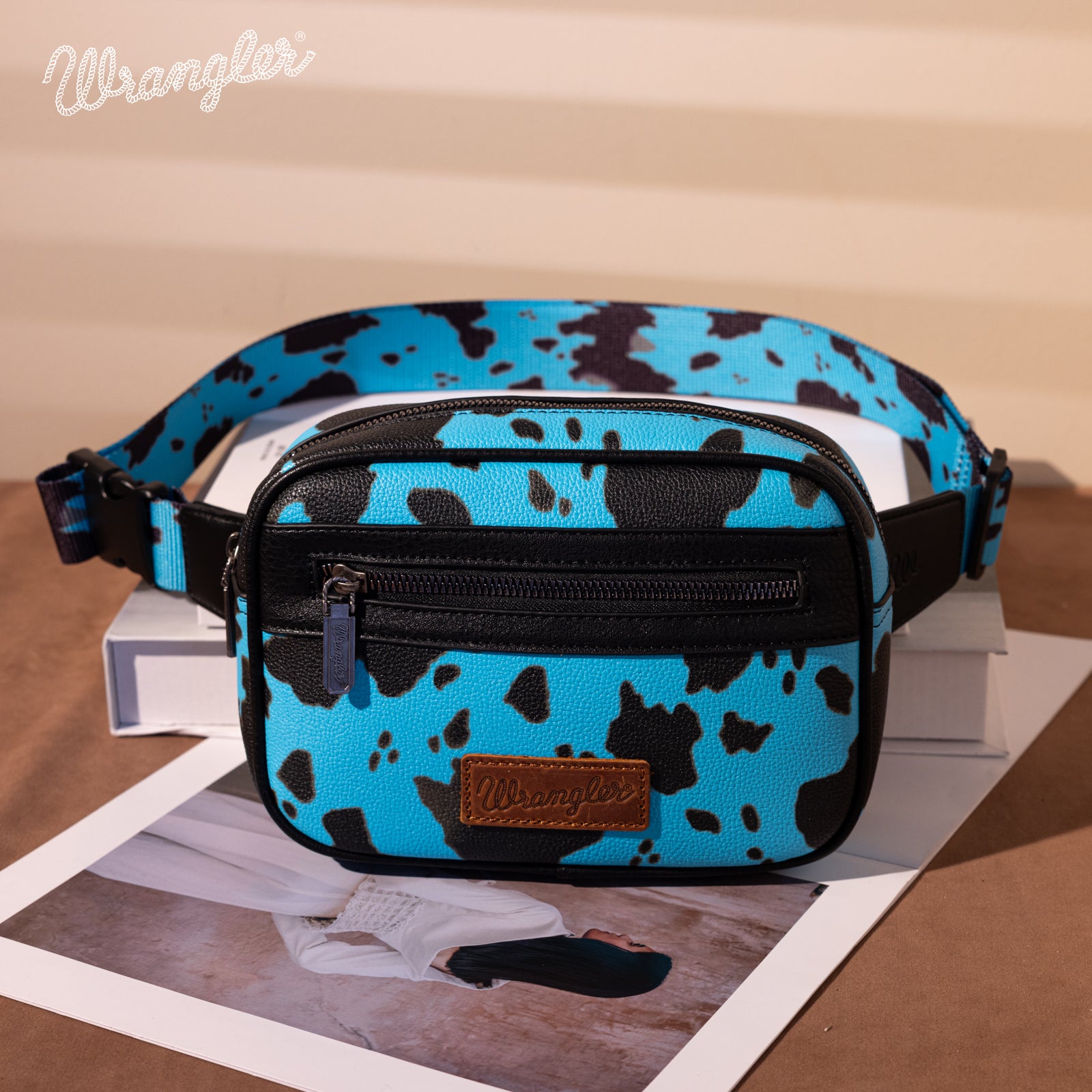 Wrangler Cow Print Trolley Sleeve Collection