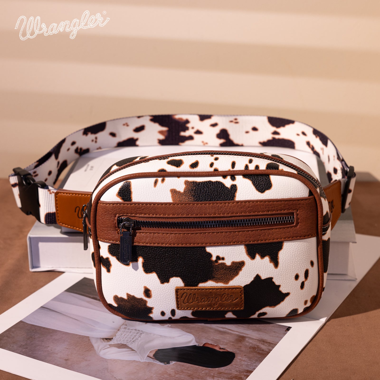 Wrangler Cow Print Trolley Sleeve Collection