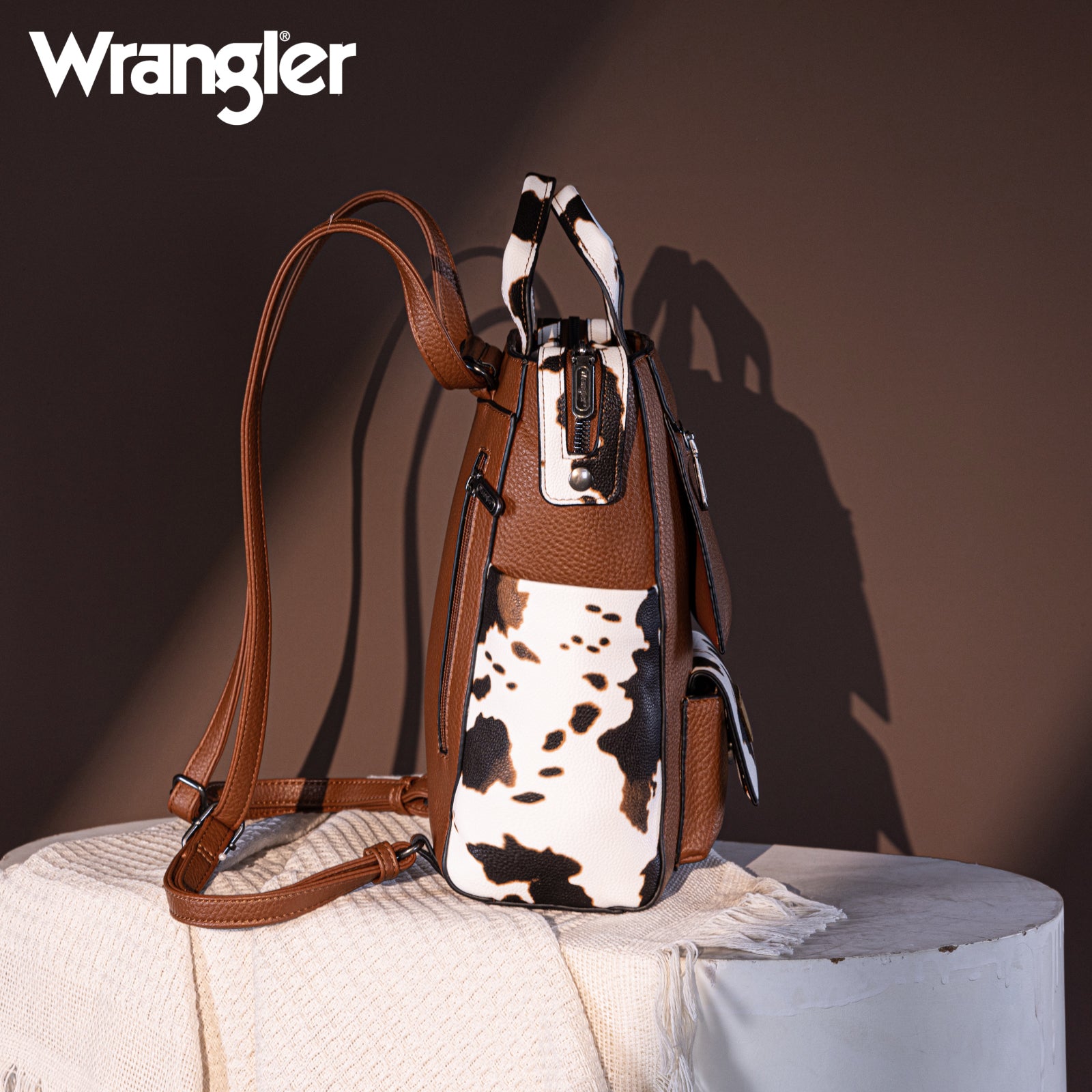 Wrangler Convertible Leather Backpack