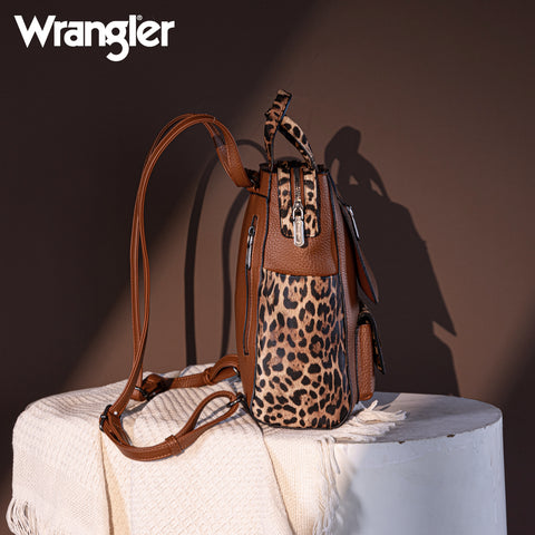 Wrangler Convertible Leather Backpack