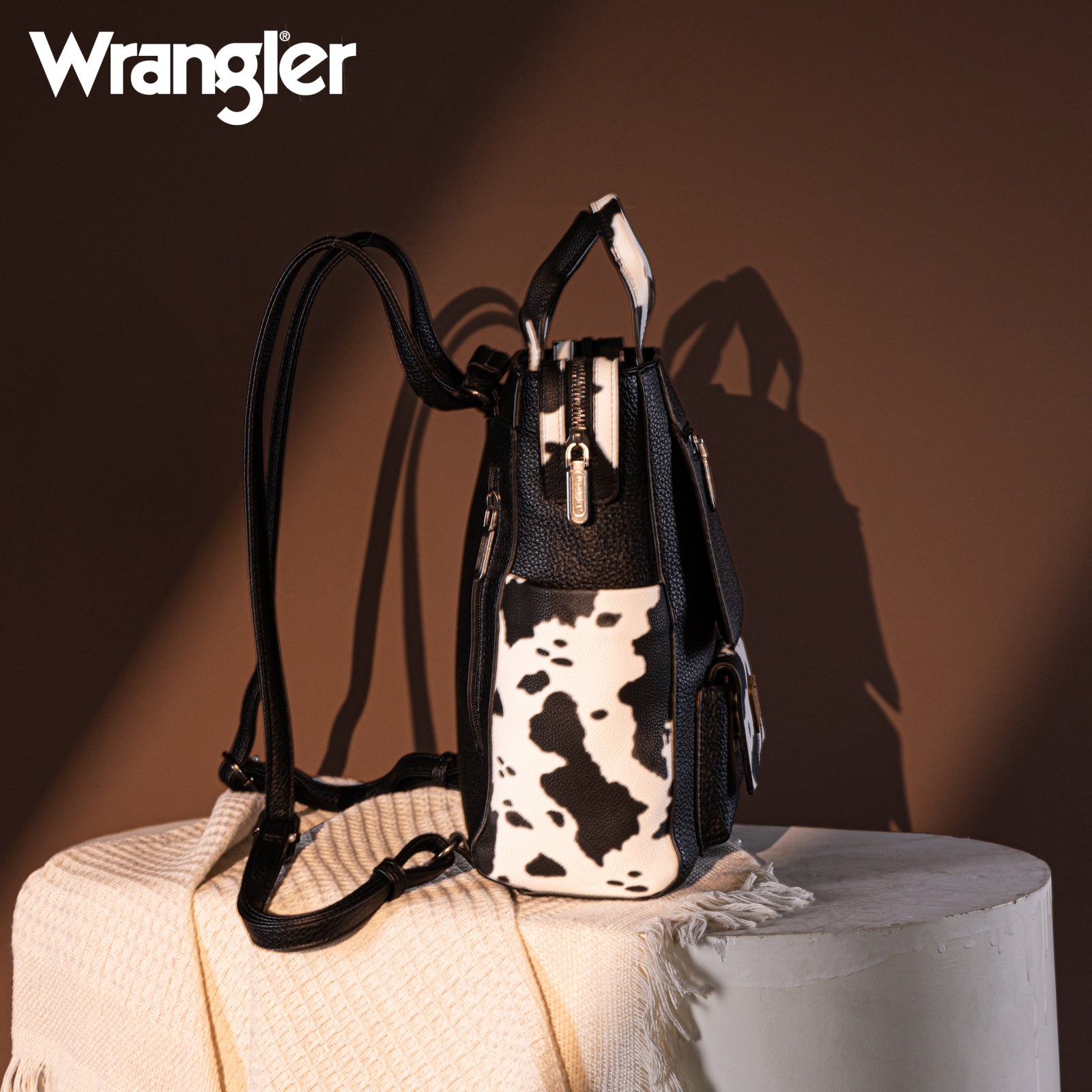 Wrangler Convertible Leather Backpack