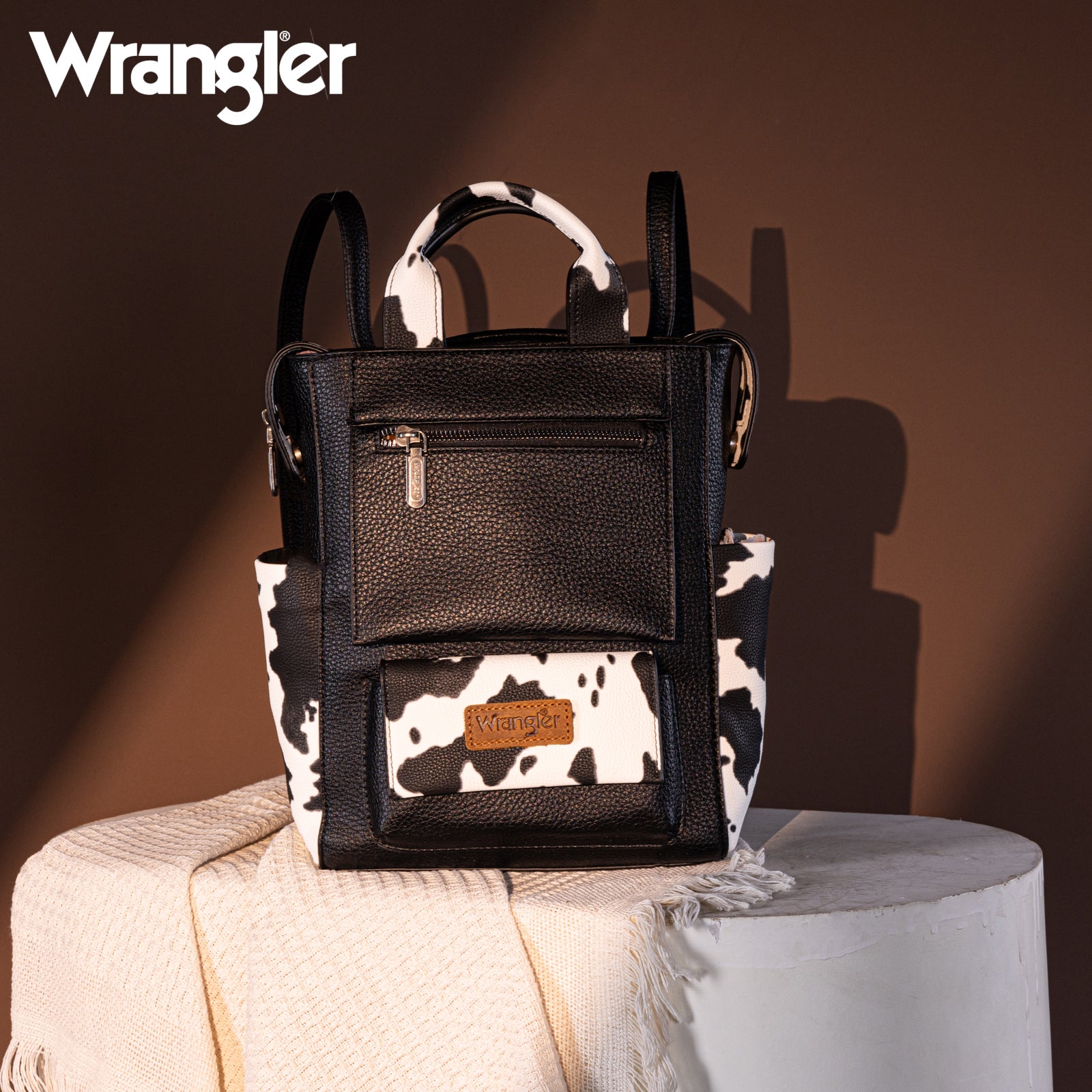 Wrangler Convertible Leather Backpack