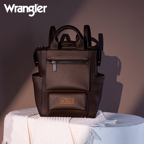 Wrangler Convertible Leather Backpack