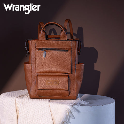 Wrangler Convertible Leather Backpack