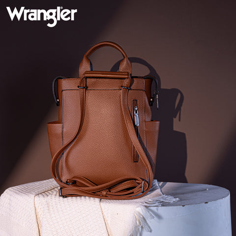 Wrangler Convertible Leather Backpack