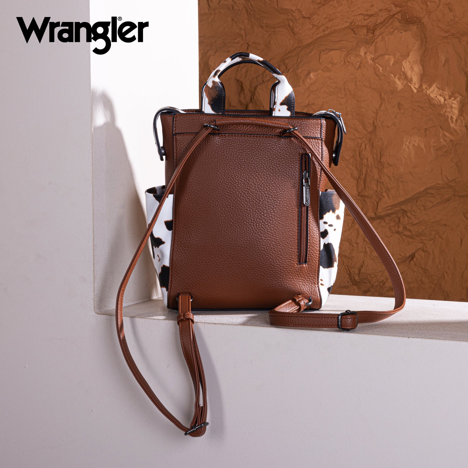 Wrangler Convertible Leather Backpack