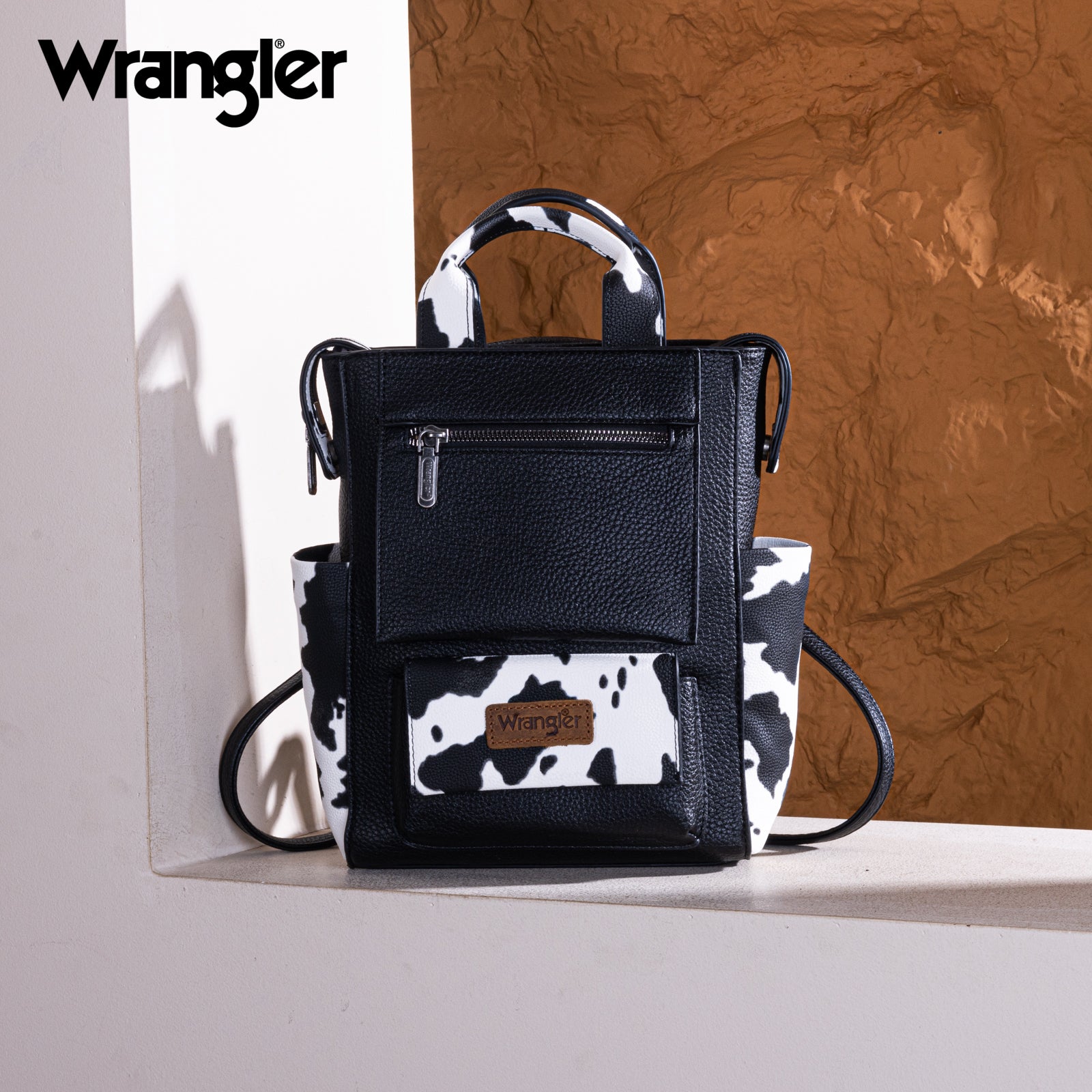 Wrangler Convertible Leather Backpack