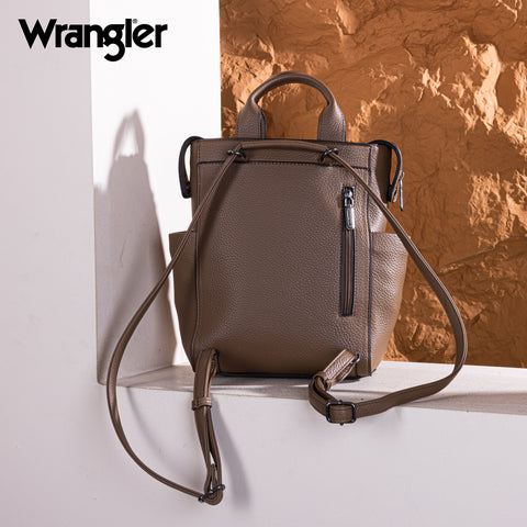 Wrangler Convertible Leather Backpack