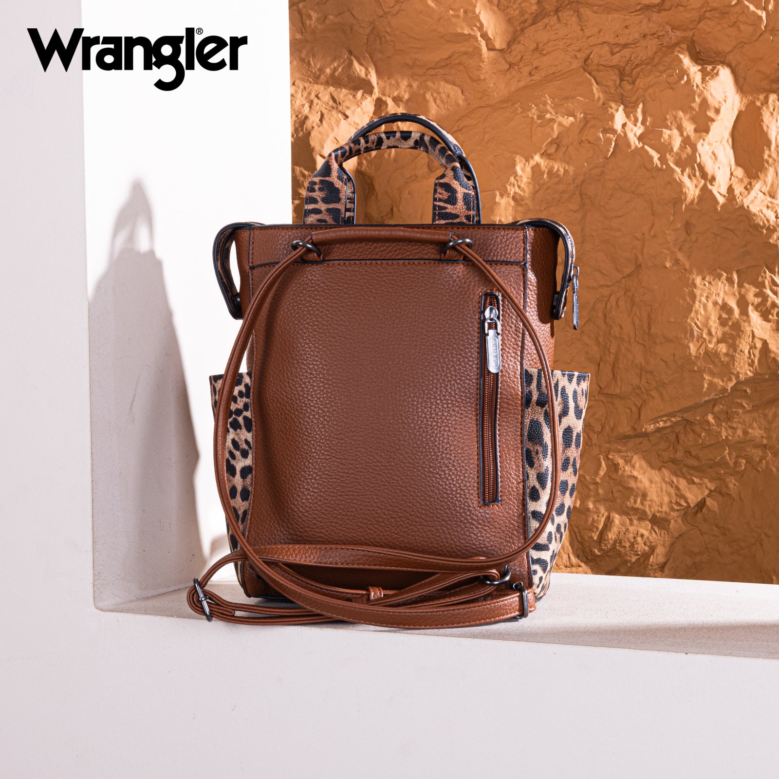 Wrangler Convertible Leather Backpack