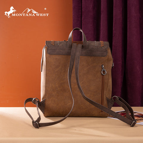 Montana West Tooled Aztec Backpack