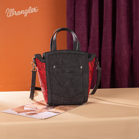 Wrangler Genuine Hair-On Cowhide Tote/Crossbody