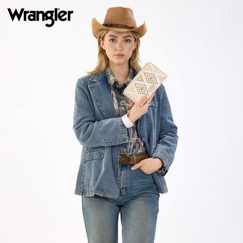 Wrangler Aztec Studded Wallet/Wristlet
