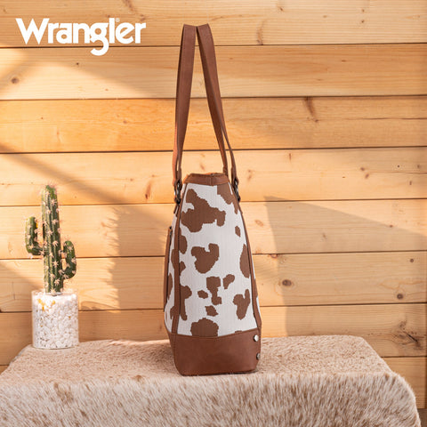 Wrangler Cow Print Tote