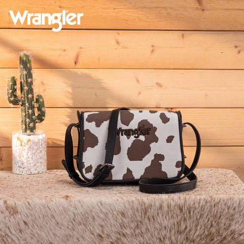 Wrangler Cow Print Crossbody