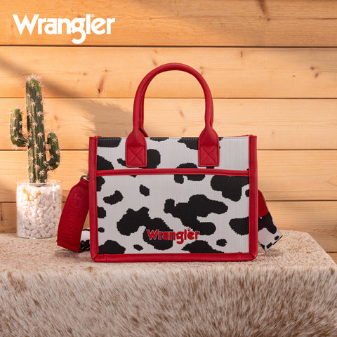 Wrangler Cow Print Tote/Crossbody
