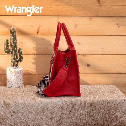 Wrangler Cow Print Tote/Crossbody