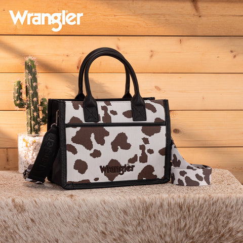 Wrangler Cow Print Tote/Crossbody