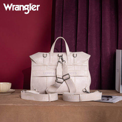 Wrangler Top Handle Carry Satchel/Laptop Bag/Backpack