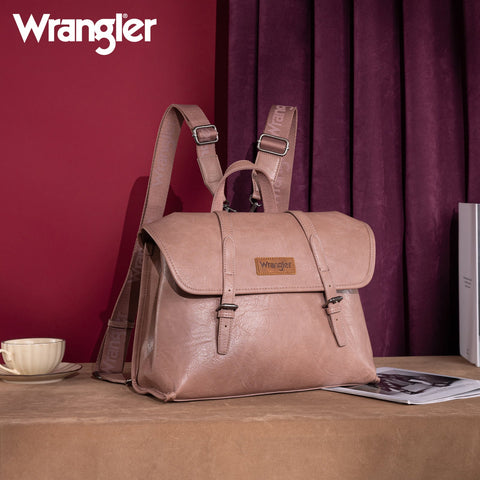 Wrangler Top Handle Carry Satchel/Laptop Bag/Backpack