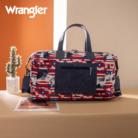Wrangler Aztec Print Duffle/Crossbody