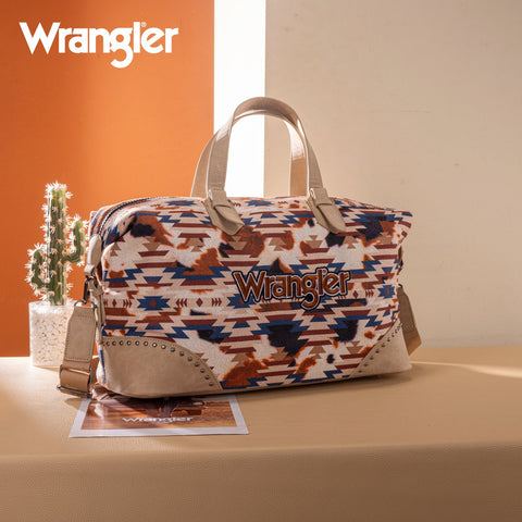 Wrangler Aztec Print Duffle/Crossbody