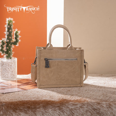 Trinity Ranch Western Hair-On Cowhide Mini Tote/Crossbody