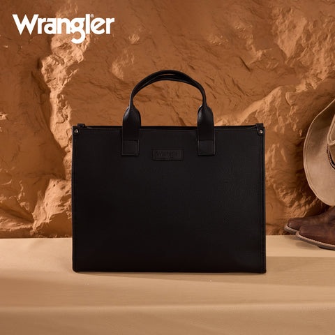 Wrangler Structured Work Tote/Large Carry-All Tote/Crossbody with Pouch