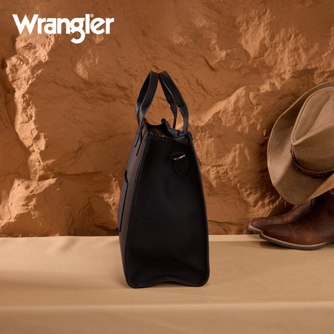 Wrangler Structured Work Tote/Large Carry-All Tote/Crossbody with Pouch