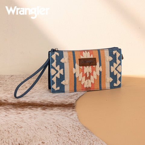 Wrangler Sherpa Aztec Canvas  Clutch