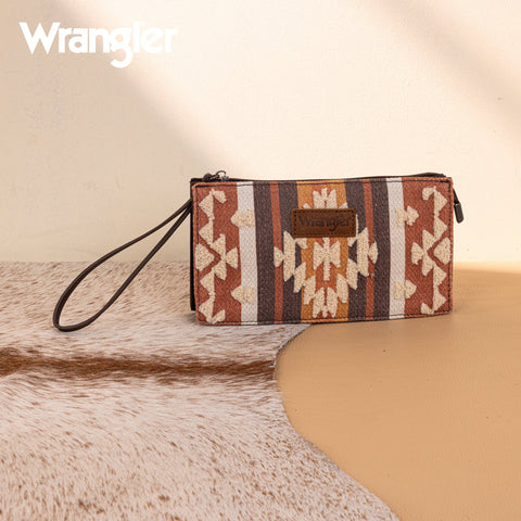 Wrangler Sherpa Aztec Canvas  Clutch