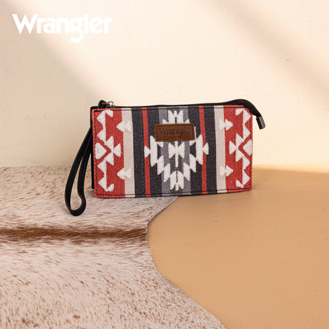 Wrangler Sherpa Aztec Canvas  Clutch